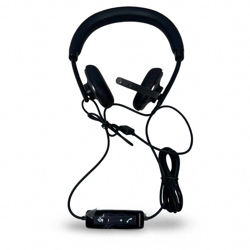 Plantronics Blackwire C520 USB Wired Headset Black 821AA2 Noise Canceling New